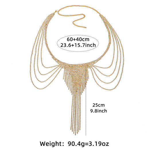 Cadena de Cuerpo con Diamantes — Joyería Mujer