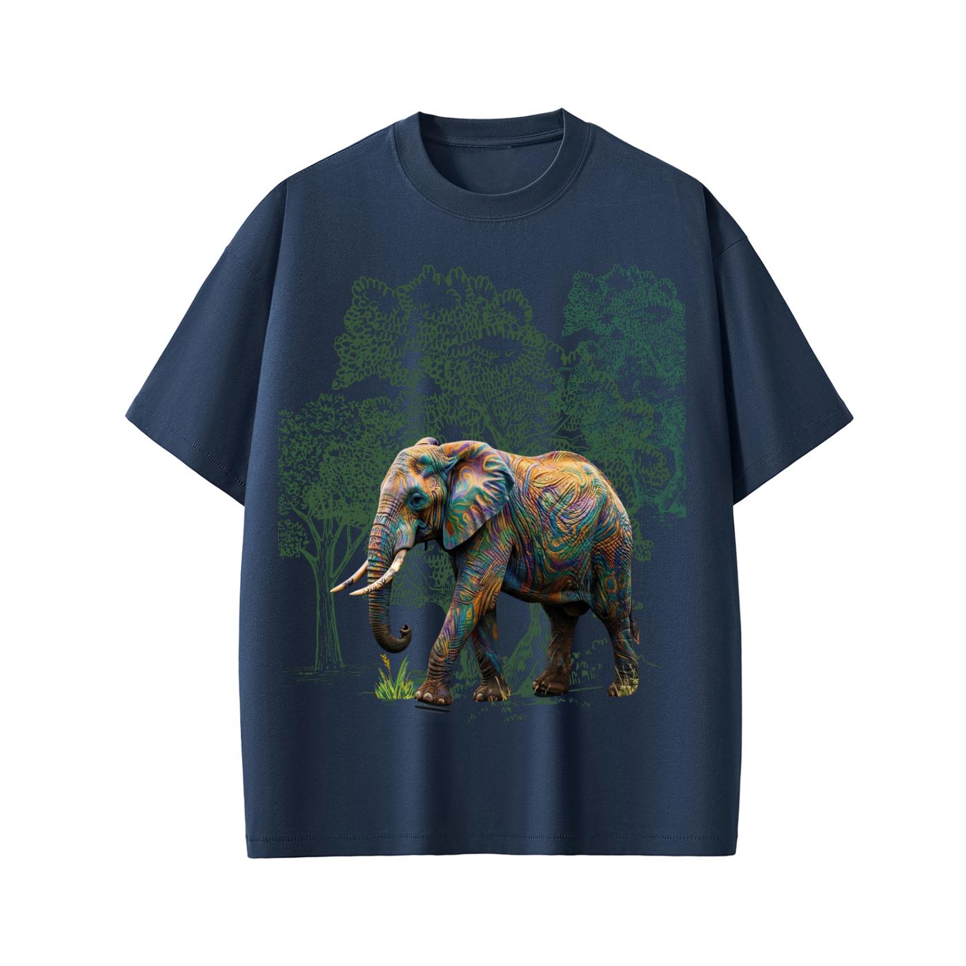 Elephant Tee - Earth clothes - Sorona Quick-Dry Cooling T-Shirt