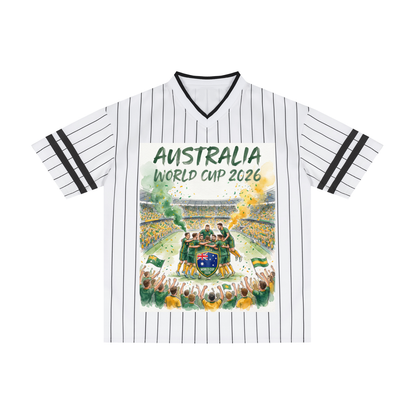 World Cup 2026 - Mundial 2026 Camisetas - Unisex Striped Loose V-Neck T-Shirt
