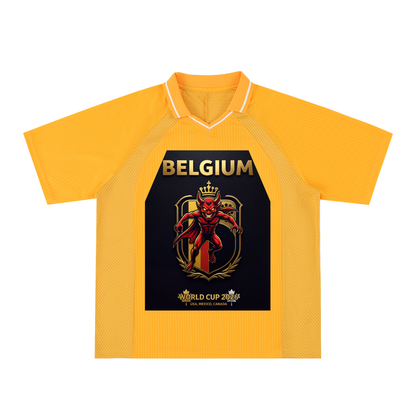 Camisetas Mundial 2026- World Cup 2026 T- Shirt - Striped V-Neck Soccer Jersey