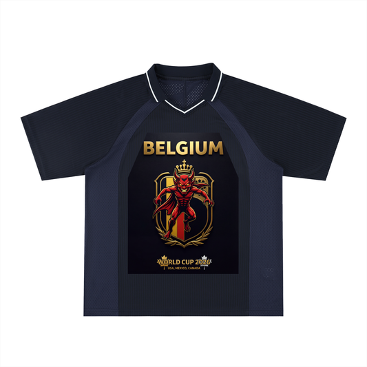 Camisetas Mundial 2026- World Cup 2026 T- Shirt - Striped V-Neck Soccer Jersey