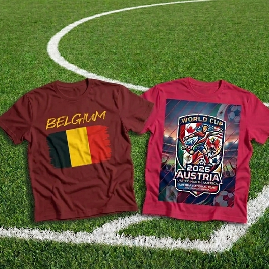 World Cup 2026 USA Soccer Tee, National Teams Flag Jersey