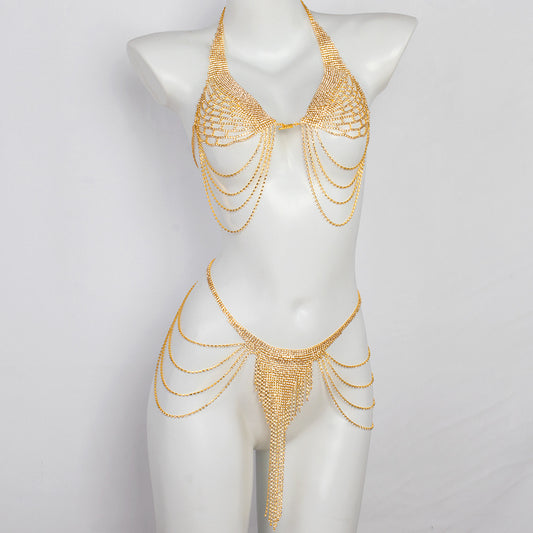 Cadena de Cuerpo con Diamantes — Joyería Mujer