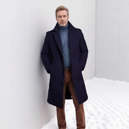 Abrigo de Lana Hombre — Largo Otoño Invierno