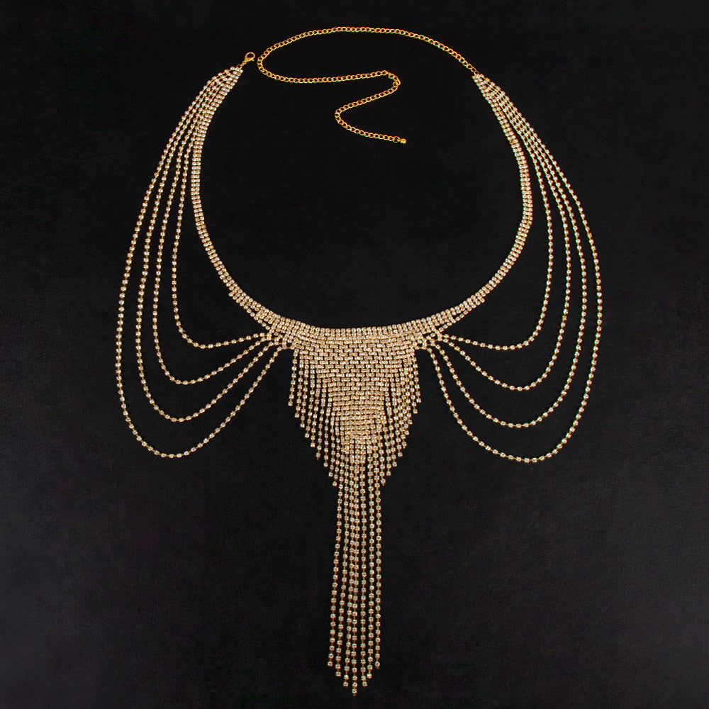 Cadena de Cuerpo con Diamantes — Joyería Mujer