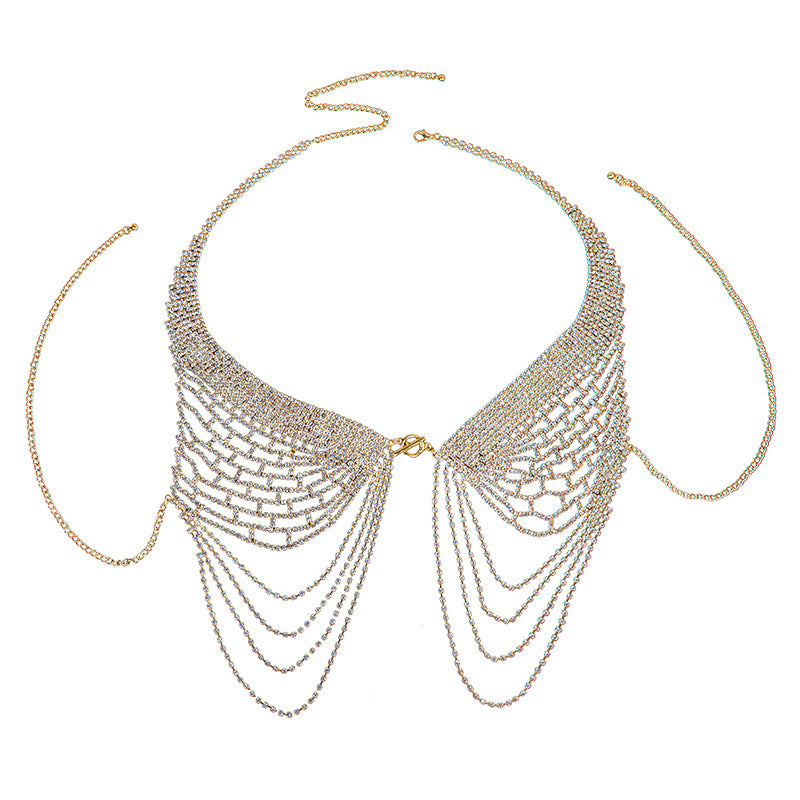 Cadena de Cuerpo con Diamantes — Joyería Mujer