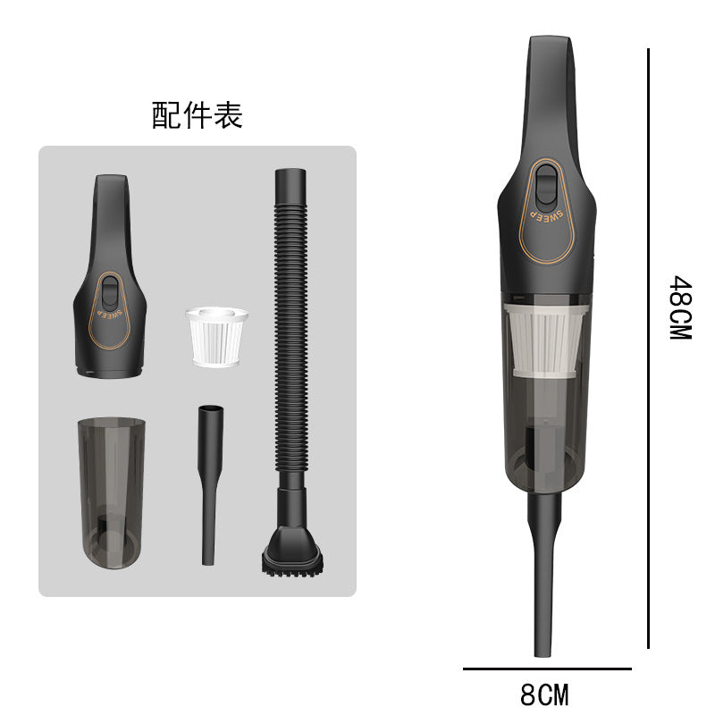Aspirador Portátil Inalámbrico S9D – 120W Gran Potencia para Hogar y Coche