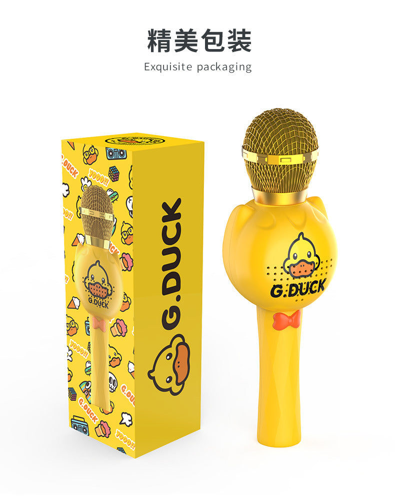 Micrófono Karaoke Infantil Bluetooth con Altavoz Integrado – KTV Familiar
