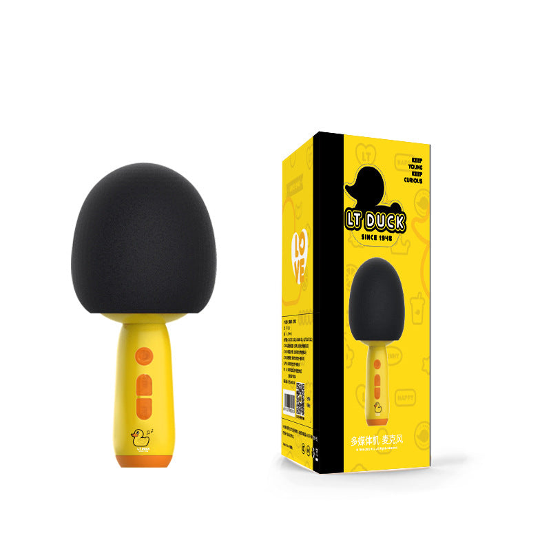 Micrófono Karaoke Infantil Bluetooth con Altavoz Integrado – KTV Familiar