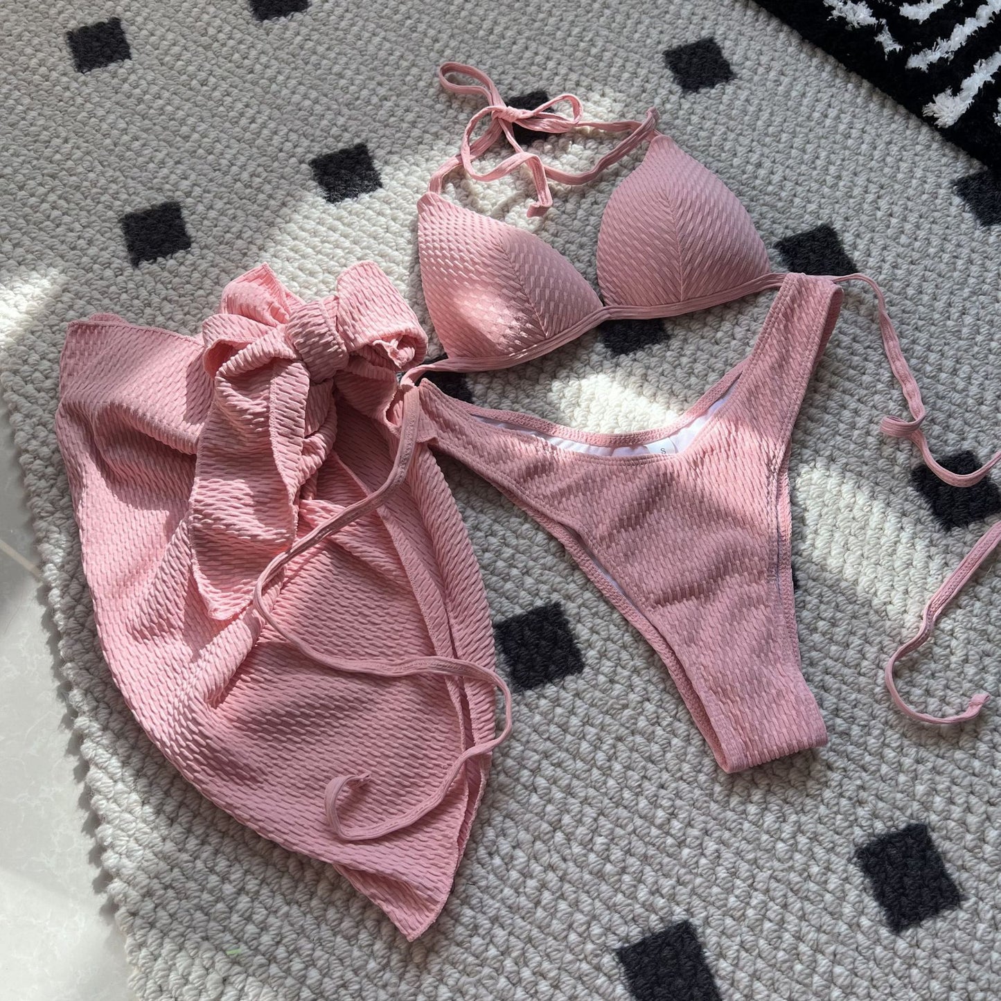 Bikini Tres Piezas Mujer — Bañador Sexy Cruzado