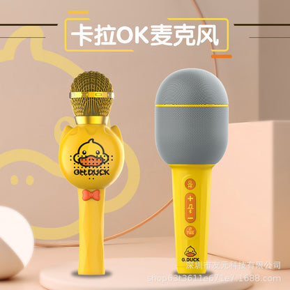 Micrófono Karaoke Infantil Bluetooth con Altavoz Integrado – KTV Familiar