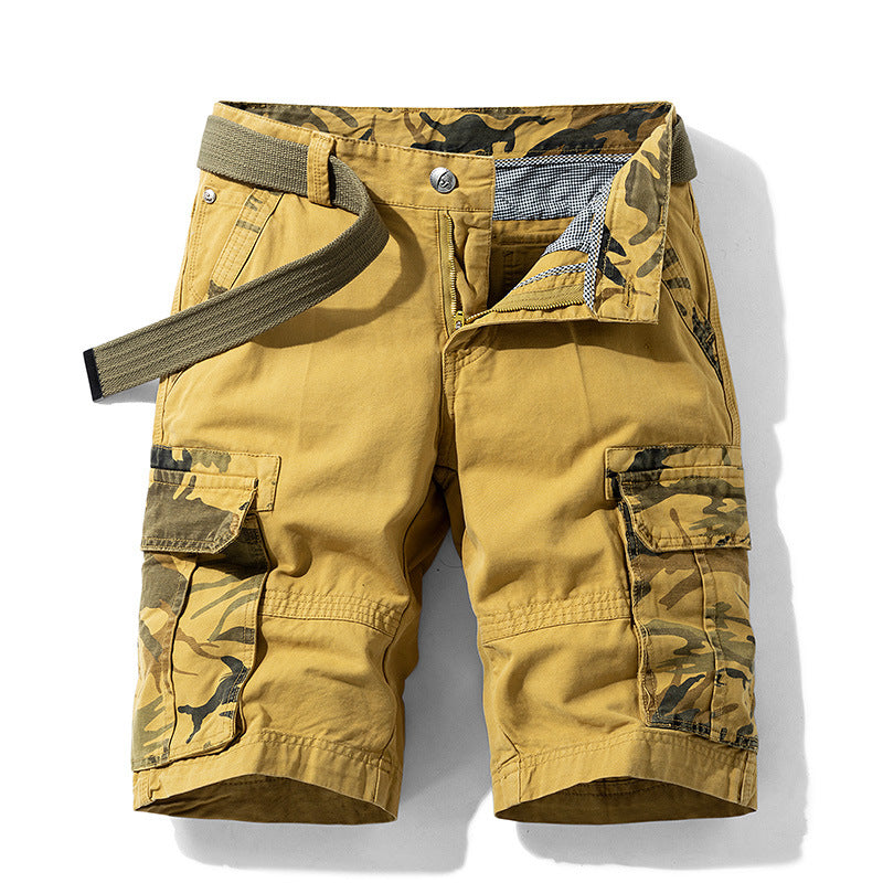 Pantalón Cargo Hombre — Bermuda Camuflaje Verano