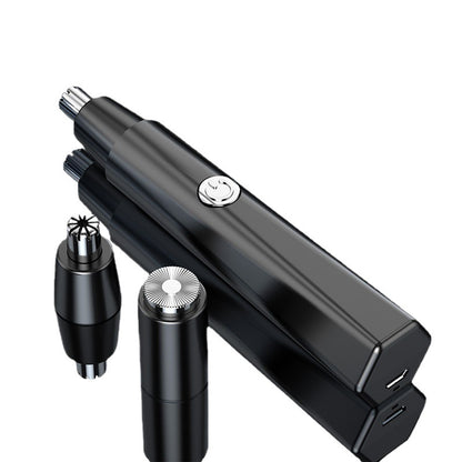 Cortador de Vello Nasal y Auricular 2 en 1 Recargable – Hombre