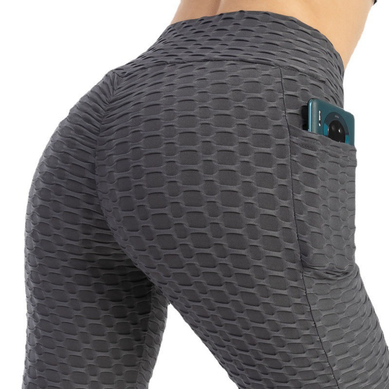 Leggings Deportivos Mujer — Cintura Alta Push-Up con Bolsillo
