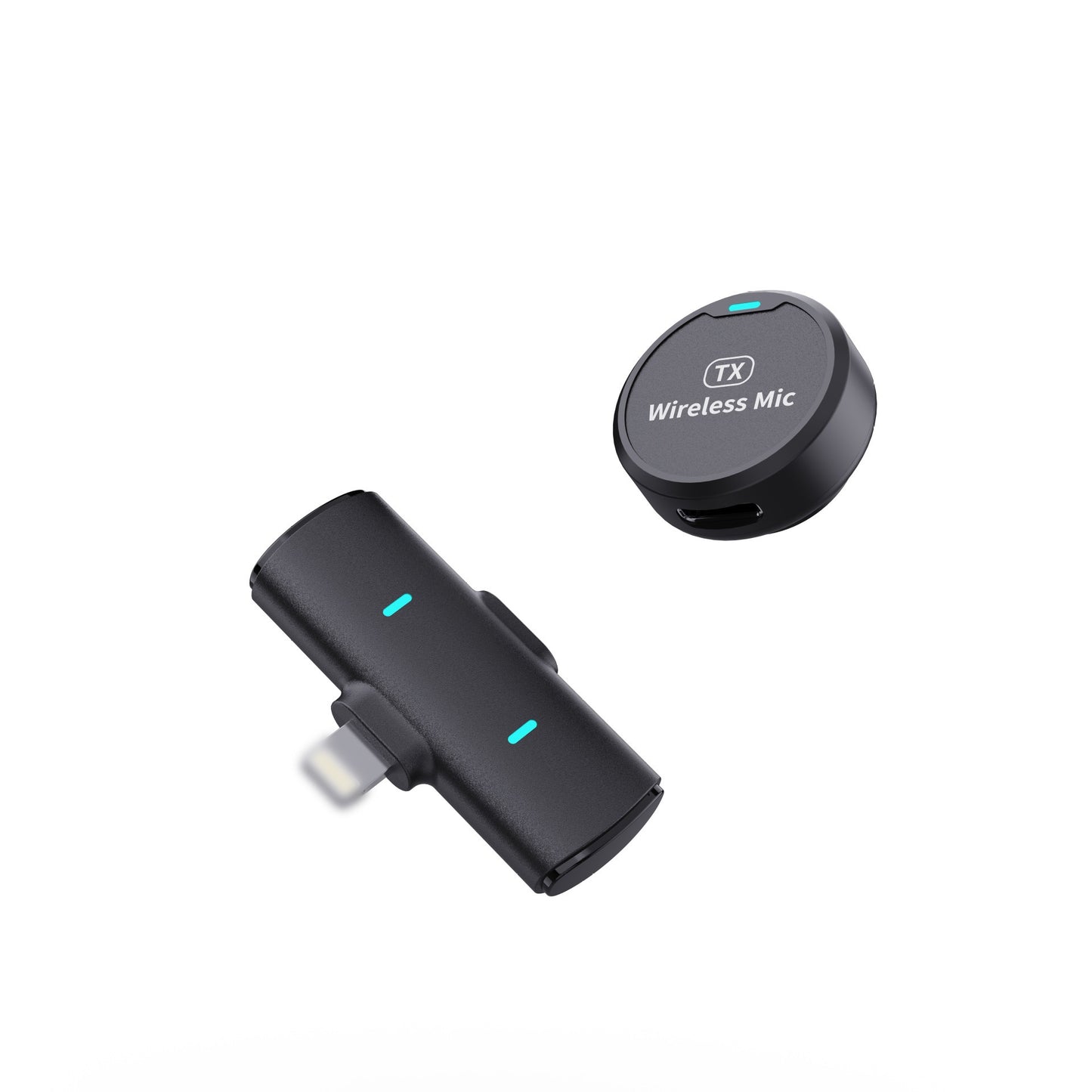 Micrófono Inalámbrico de Solapa Magnético M1 – 1 o 2 Receptores USB-C / Apple