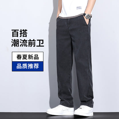 Pantalón Largo Hombre — Lyocell Tencel Seda Fría Verano