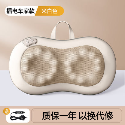 Masajeador Cervical Multifuncional con Calor y Amasamiento – Portátil Recargable