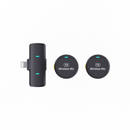 Micrófono Inalámbrico de Solapa Magnético M1 – 1 o 2 Receptores USB-C / Apple
