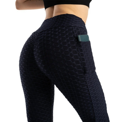 Leggings Deportivos Mujer — Cintura Alta Push-Up con Bolsillo