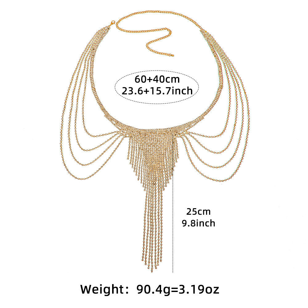 Cadena de Cuerpo con Diamantes — Joyería Mujer