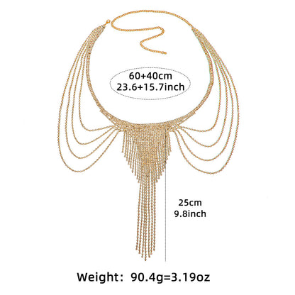 Cadena de Cuerpo con Diamantes — Joyería Mujer