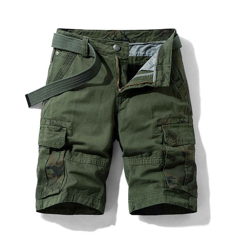 Pantalón Cargo Hombre — Bermuda Camuflaje Verano