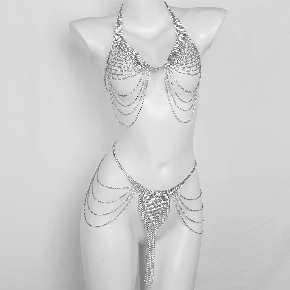 Cadena de Cuerpo con Diamantes — Joyería Mujer