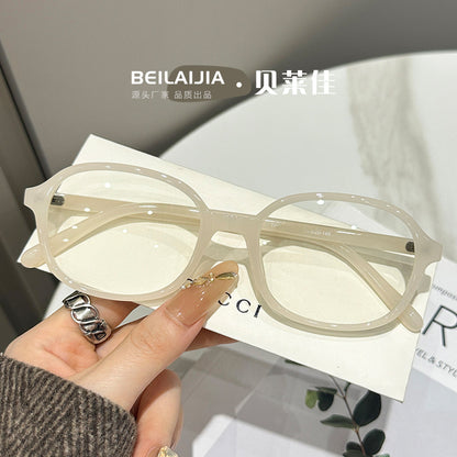Gafas Retro Mujer — Montura Ligera Anti Luz Azul