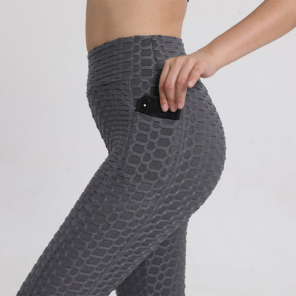 Leggings Deportivos Mujer — Cintura Alta Push-Up con Bolsillo