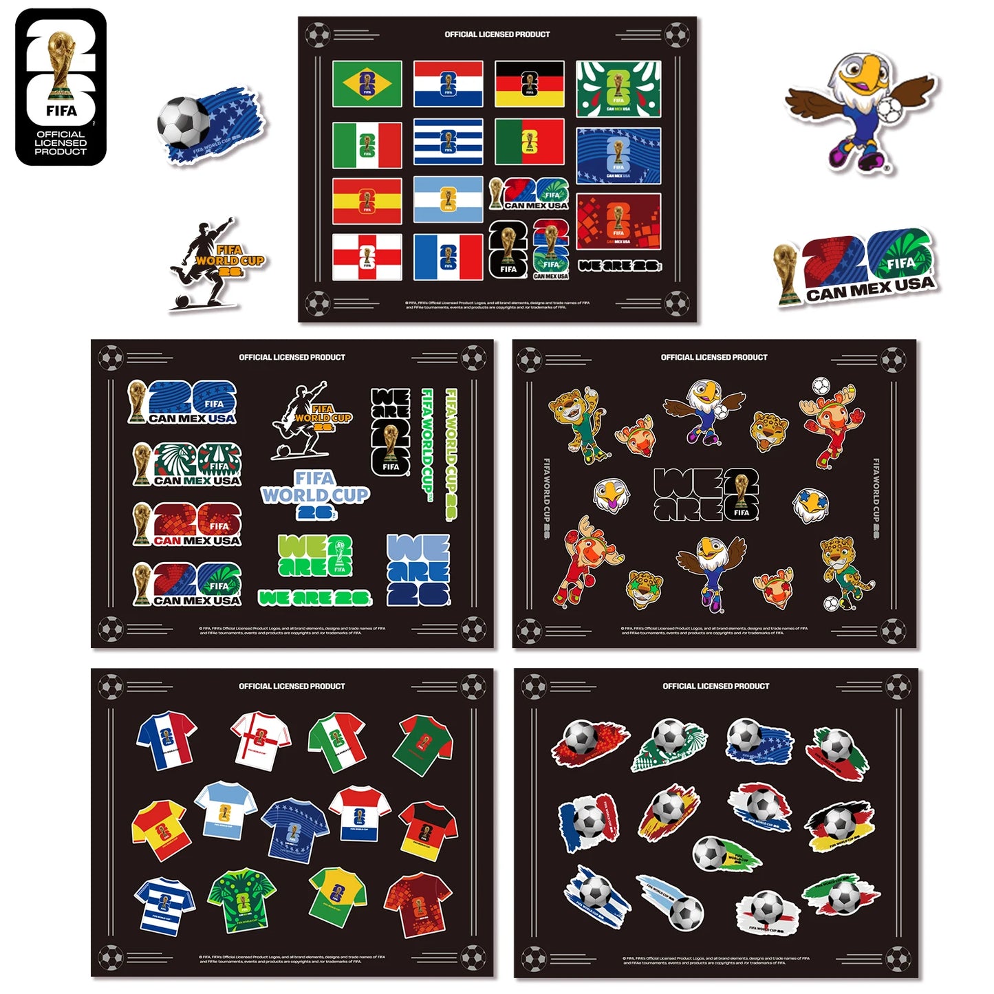 Stickers Oficiales FIFA World Cup 2026 — Pegatinas Coleccionables