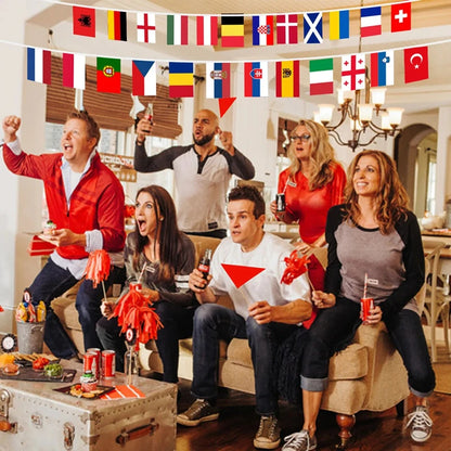 Guirnalda de banderas FIFA World Cup 2026 - Selecciones europeas