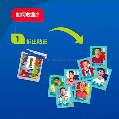 2026 New The Panini Fifa World Cup 2026™ Official Sticker Collection Is Here Box Of 50 Packets Collection Blind Box Toys Genuine