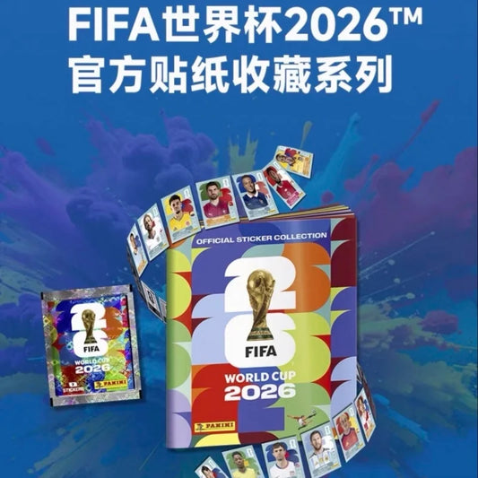 2026 New The Panini Fifa World Cup 2026™ Official Sticker Collection Is Here Box Of 50 Packets Collection Blind Box Toys Genuine