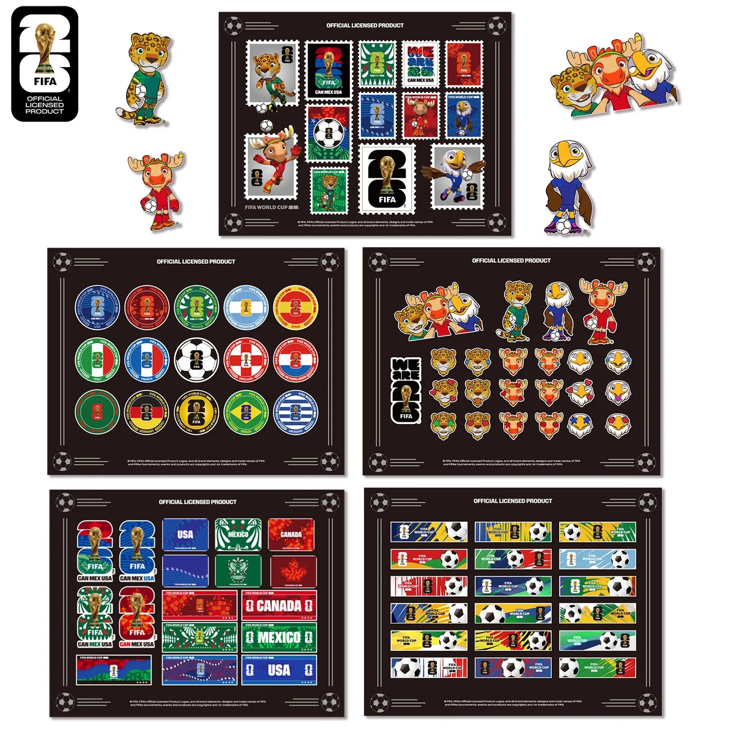 Stickers Oficiales FIFA World Cup 2026 — Pegatinas Coleccionables
