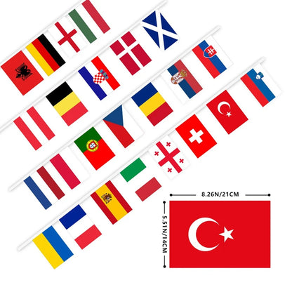 Guirnalda de banderas FIFA World Cup 2026 - Selecciones europeas