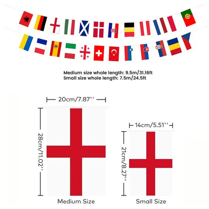 Guirnalda de banderas FIFA World Cup 2026 - Selecciones europeas