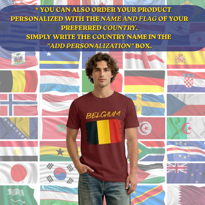 World Cup 2026 USA Soccer Tee, National Teams Flag Jersey