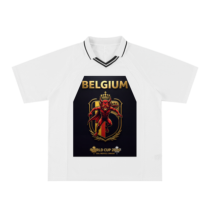 Camisetas Mundial 2026- World Cup 2026 T- Shirt - Striped V-Neck Soccer Jersey