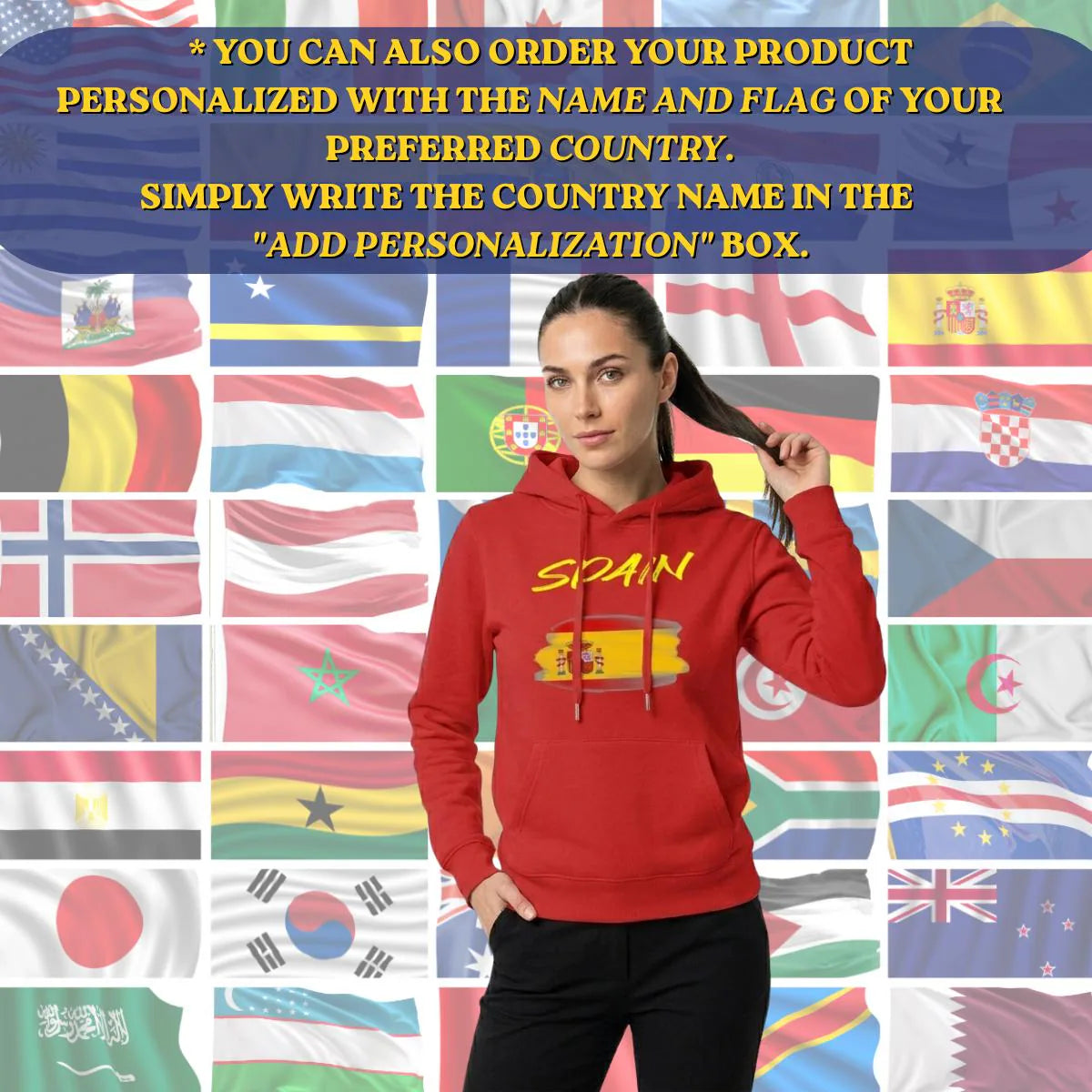 World Cup 2026 Hoodie, National Team Soccer Fan Sweatshirt, Unisex Sports Apparel