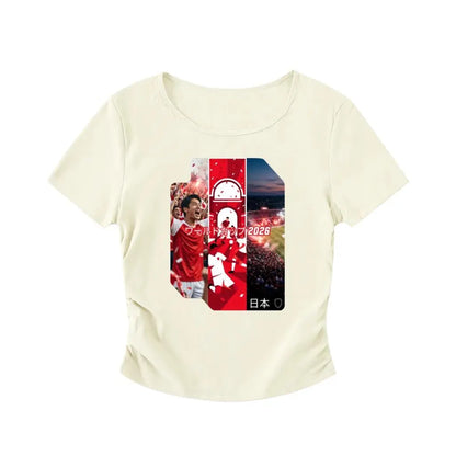 Women's Bodycon Senegal Soccer Top – World Cup 2026 Athletic Tee