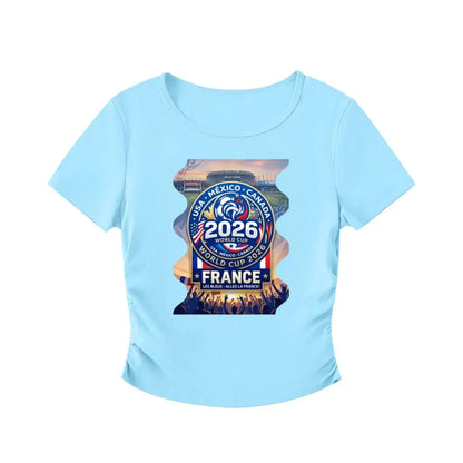 Women's Bodycon Senegal Soccer Top – World Cup 2026 Athletic Tee