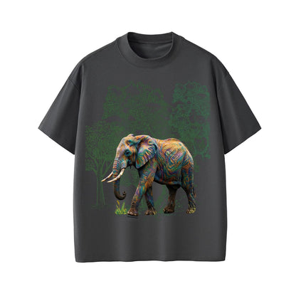 Elephant Tee - Earth clothes - Sorona Quick-Dry Cooling T-Shirt