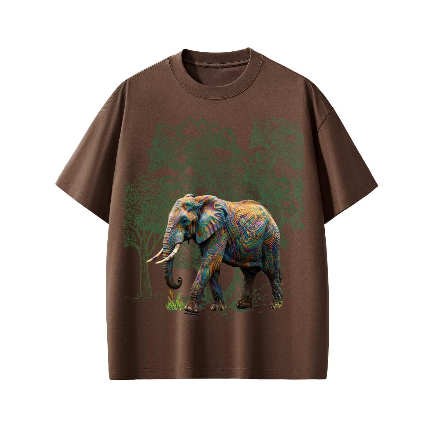 Elephant Tee - Earth clothes - Sorona Quick-Dry Cooling T-Shirt