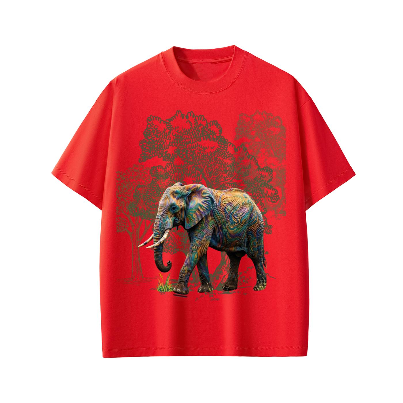 Elephant Tee - Earth clothes - Sorona Quick-Dry Cooling T-Shirt