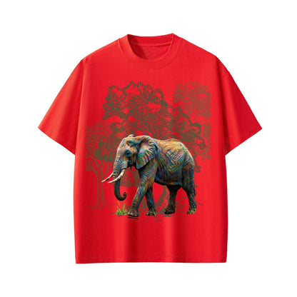 Elephant Tee - Earth clothes - Sorona Quick-Dry Cooling T-Shirt