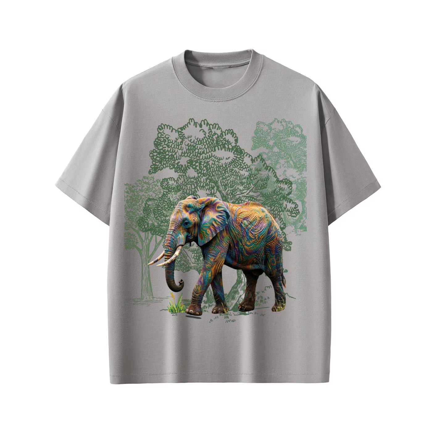 Elephant Tee - Earth clothes - Sorona Quick-Dry Cooling T-Shirt