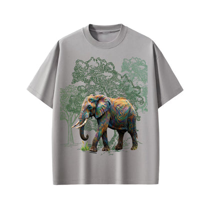Elephant Tee - Earth clothes - Sorona Quick-Dry Cooling T-Shirt