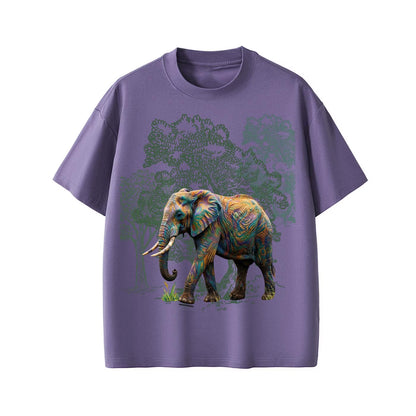 Elephant Tee - Earth clothes - Sorona Quick-Dry Cooling T-Shirt