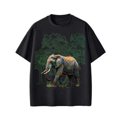 Elephant Tee - Earth clothes - Sorona Quick-Dry Cooling T-Shirt