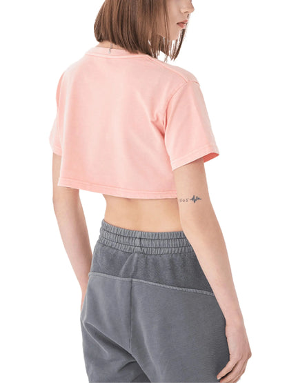 Washed Cotton Crop Top, Netherlands World Cup 2026 Soccer Shirt